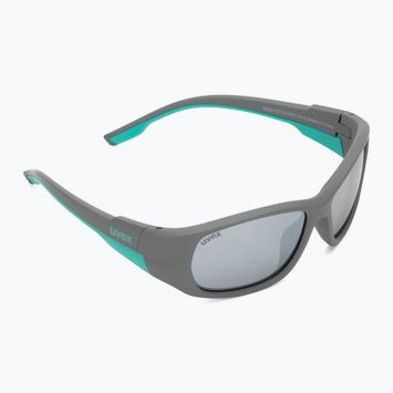 Vaikiški akiniai nuo saulės UVEX Sportstyle 514 grey matt/mirror silver