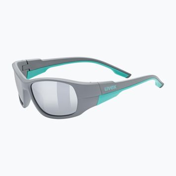 Vaikiški akiniai nuo saulės UVEX Sportstyle 514 grey matt/mirror silver