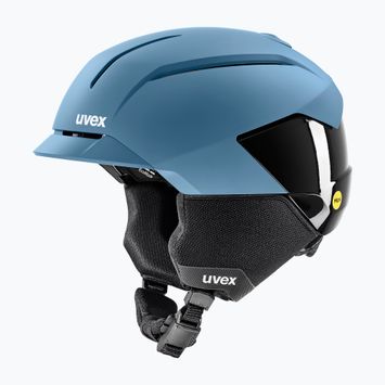 Slidinėjimo šalmas UVEX Levitate MIPS stone blue/black matt
