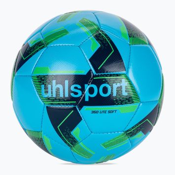 Futbolo kamuolys uhlsport Lite Soft 350 ice blue/navy/fluo green dydis 5