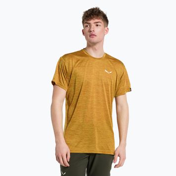 Vyriški marškinėliai Salewa Puez Melange Dry golden brown melange