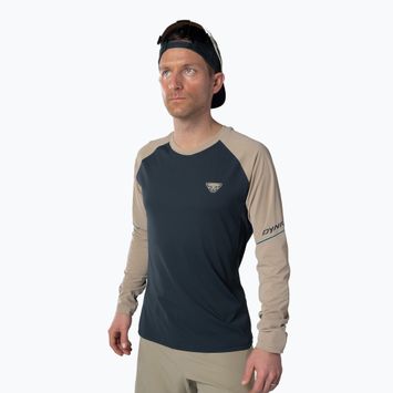 Vyriški bėgimo marškinėliai ilgomis rankovėmis DYNAFIT Alpine Pro blueberry rock khaki