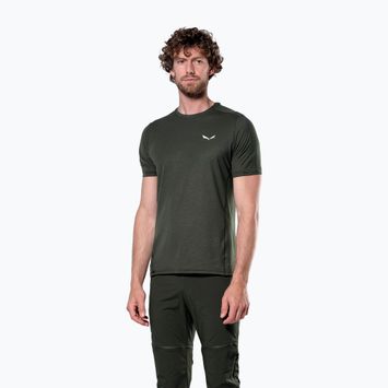 Vyriški žygio marškinėliai Salewa Puez Dry dark olive