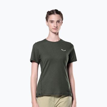 Moteriški žygio marškinėliai Salewa Puez Dry dark olive
