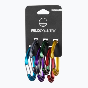 Karabinų rinkinys Wild Country Wildwire Rack 6 vnt.
