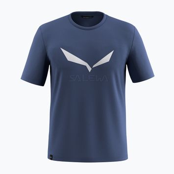 Vyriški marškinėliai Salewa Solidlogo Dry dark denim