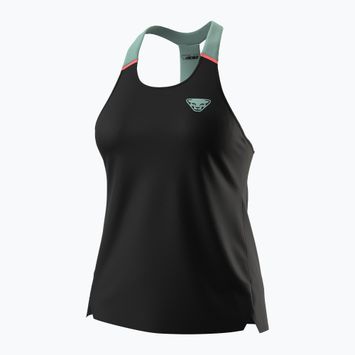 Moteriškas bėgimo tank topas DYNAFIT Sky Tank black out jadelite