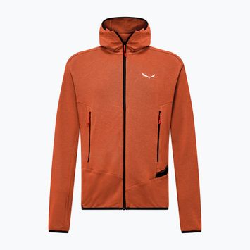Vyriškas žygio džemperis Salewa Agner Hemp 2 Hooded bombay brown