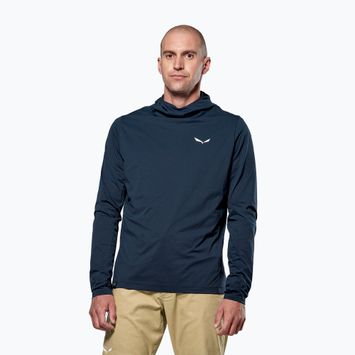 Vyriškas žygio džemperis Salewa Puez Sun Hoodie navy blazer