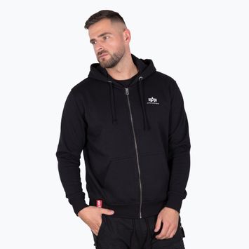 Vyriškas džemperis Alpha Industries Basic Zip SL black