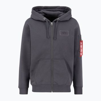 Vyriškas džemperis Alpha Industries Back Print Zip vintage grey