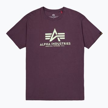 Vyriški marškinėliai Alpha Industries Basic plum