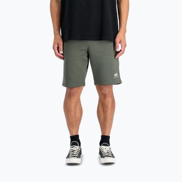 Vyriški šortai Alpha Industries Basic Small Logo II dark olive