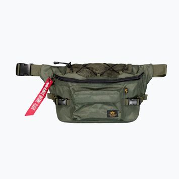 Alpha Industries Combat 8 l tamsiai alyvuogių spalvos inkstų krepšys