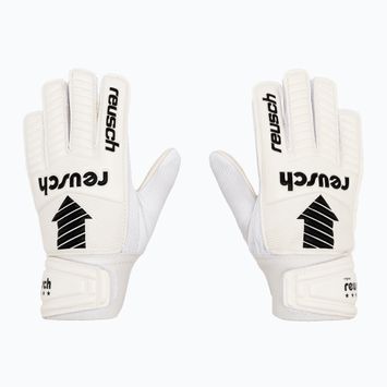 Reusch Legacy Arrow Solid Junior vaikiškos vartininko pirštinės baltos 5372504-1100