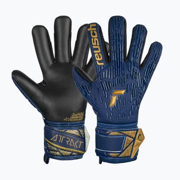 Vartininko pirštinės Reusch Attrakt Freegel Silver premium blue/gold/black