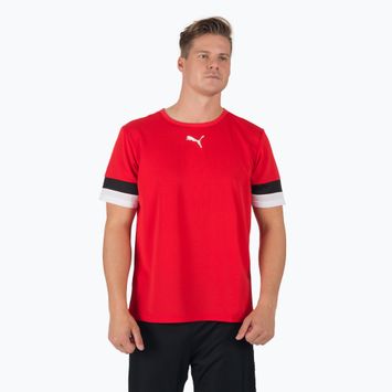 Vyriški PUMA Teamrise Jersey futbolo marškinėliai raudoni 704932 01