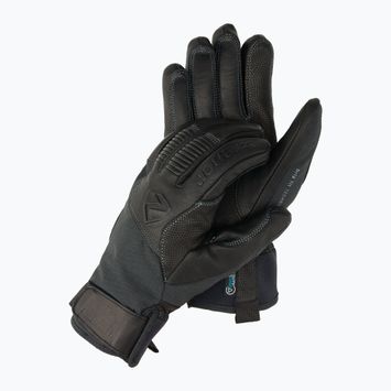 Vyriškos slidinėjimo pirštinės ZIENER Ganzenberg As AW alpine grey/iron tec