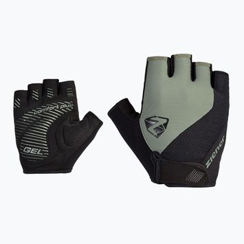 Vyriškos dviračių pirštinės Ziener MTB Collby Gel green stone