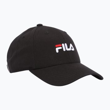 Kepuraitė su snapeliu FILA Brasov 6 Panel With Linear Logo black