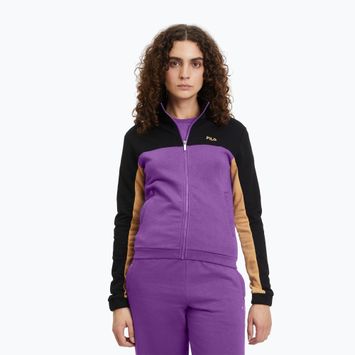 Moteriškas džemperis FILA Bruckberg Track black royal purple iced coffe