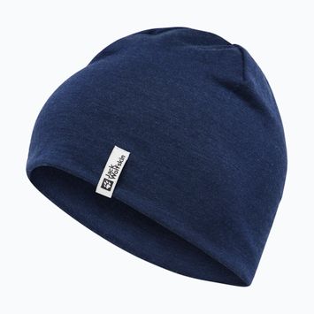 Žieminė kepurė Jack Wolfskin Rib Merino night blue