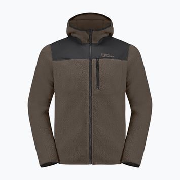 Vyriškas fliso džemperis Jack Wolfskin Kammweg Pile Fz cold coffee