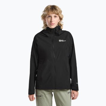 Moteriška striukė nuo lietaus Jack Wolfskin Prelight 2.5L LT black