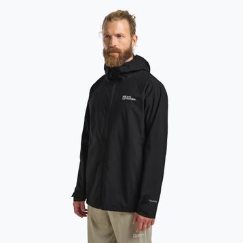 Vyriška striukė nuo lietaus Jack Wolfskin Prelight 2.5L LT black