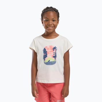 Vaikiški marškinėliai Jack Wolfskin Graphic print cotton white