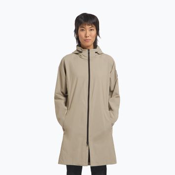 Moteriškas paltas nuo lietaus Jack Wolfskin Wellse stone