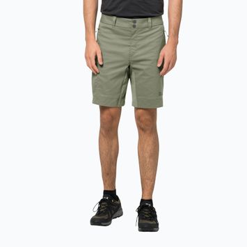 Jack Wolfskin Activate Tour vyriški šortai žalios spalvos 1507441