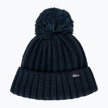 Moteriška žieminė kepurė Jack Wolfskin Highloft Knit Beanie night blue
