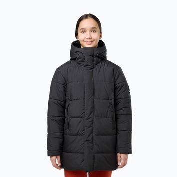 Vaikiška pašiltinta striukė Jack Wolfskin Teen Ins Long granite black