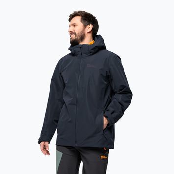 Vyriška striukė nuo lietaus Jack Wolfskin Fernblick 2L night blue