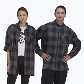 Dviračių marškiniai adidas FIVE TEN Brand of the Brave Flannel grey six/black