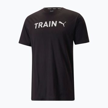 Vyriški PUMA Graphic Tee Treniruočių marškinėliai black 523414 01