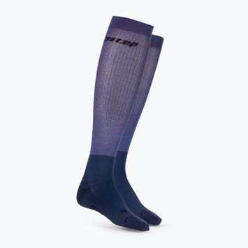 Moteriškos kompresinės kojinės CEP Infrared Recovery blue