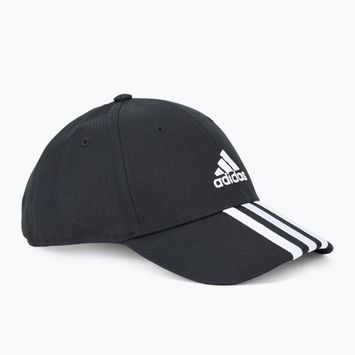 Kepuraitė su snapeliu adidas Baseball 3-Stripes Cotton Twill black/ white