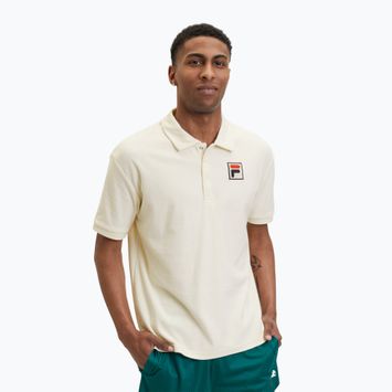 Vyriški polo marškinėliai FILA Liverpool Towelling antique white