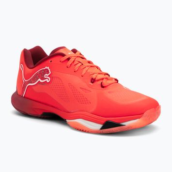 PUMA Vantage Nitro rankinio bateliai žėrinčios raudonos / puma baltos / tamsiai raudonos / puma juodos spalvos