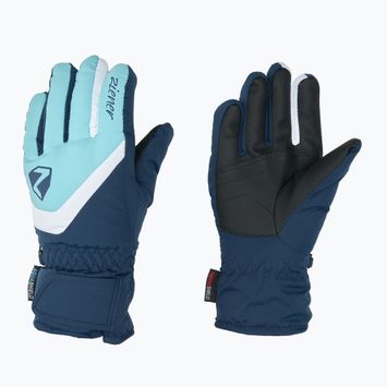 Vaikiškos slidininkų pirštinės ZIENER Loriko AS dark navy