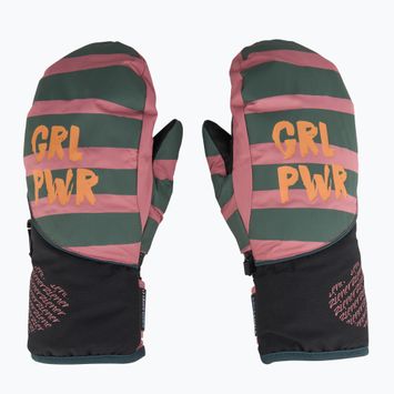 Vaikiškos slidininkų pirštinės ZIENER Liwani Aquashield PR Mitten rose blossom