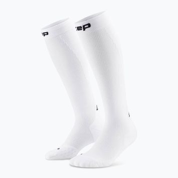 Vyriškos kompresinės kojinės CEP Run Tall 5.0 white