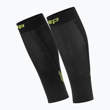Kompresinės blauzdų juostos vyrams CEP Calf 5.0 black/lime