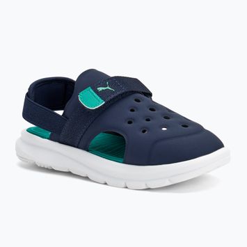 Vaikiški sandalai PUMA Evolve AC Inf puma navy/sparkling green/puma white