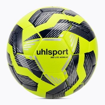 Futbolo kamuolys uhlsport 350 Lite Addglue fluo yellow/navy/silver dydis 4