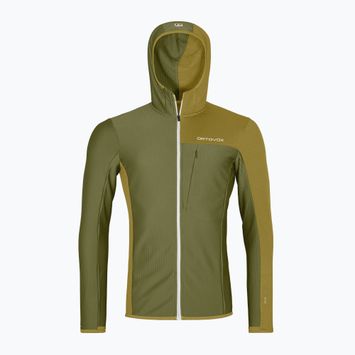 Vyriškas džemperis ORTOVOX Fleece Light Grid Hooded wild herbs