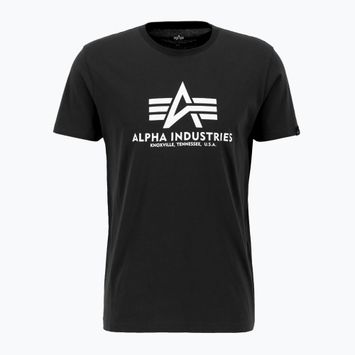 Vyriški marškinėliai Alpha Industries Basic black