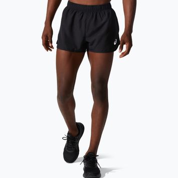 Vyriški ASICS Core Split Short Performance juodi bėgimo šortai